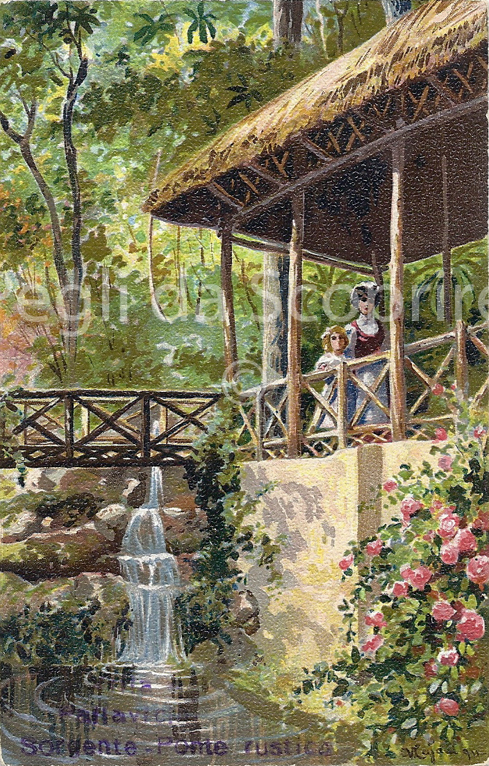 la Sorgente ed il ponte rustico