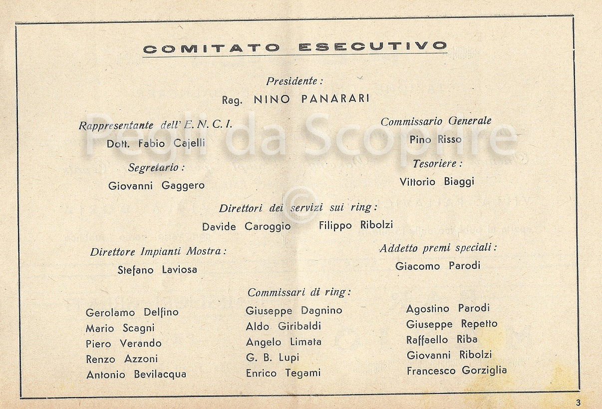 comitato esecutivo 1948