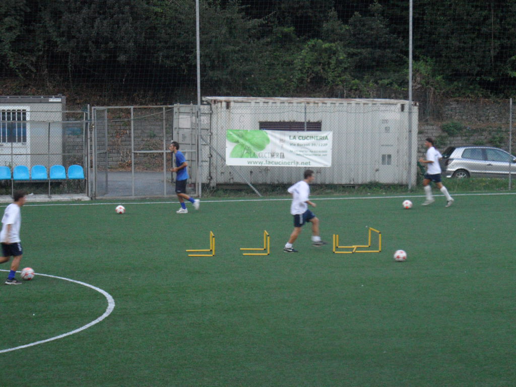 l' allenamento continua