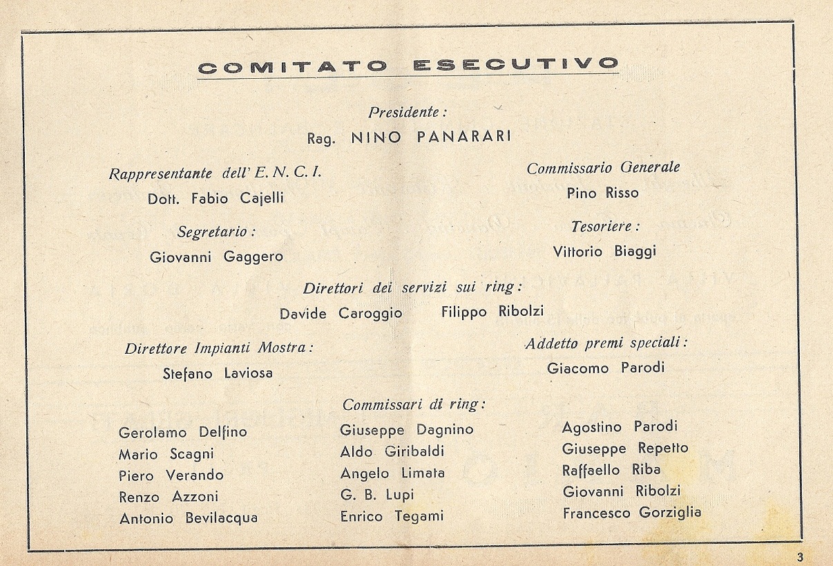 comitato esecutivo 1948